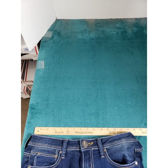 Guess Jeans Size 28 Womens Blue Pants Stretch Denim Maxine Low Rise Jegging - Picture 9 of 13